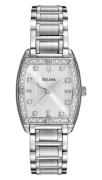 Bulova Naisten kello 96R162 Highbridge Valkoinen/Teräs