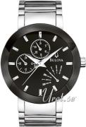 Bulova Miesten kello 96C105 Dress Musta/Teräs Ø40 mm