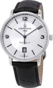 Certina Miesten kello C035.407.16.037.00 Ds Caimano Hopea/Nahka Ø39