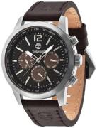 Timberland Miesten kello TBL14475JS02 Musta/Nahka Ø46 mm