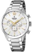 Festina Miesten kello F20343-1 Sport Hopea/Teräs Ø44 mm