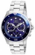 Invicta Miesten kello 21788 Pro Diver Sininen/Teräs Ø45 mm