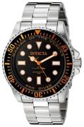 Invicta Miesten kello 20120 Pro Diver Musta/Teräs Ø43 mm