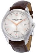 Baume & Mercier Miesten kello MOA10054 CLIFTON Hopea/Nahka Ø41 mm