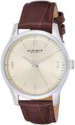 Akribos XXIV Miesten kello AK539BR Essential Beige/Nahka Ø40 mm