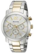 Bulova Miesten kello 98A145 Bracelet Hopea/Kullansävytetty teräs