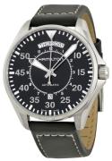 Hamilton Miesten kello H64615735 Khaki Musta/Nahka Ø41 mm