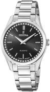 Festina Naisten kello F20583-4 Mademoiselle Musta/Teräs Ø35 mm