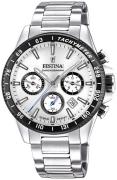 Festina Miesten kello F20560-1 Timeless Hopea/Teräs Ø45 mm