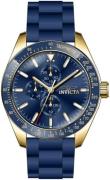 Invicta Miesten kello 38403 Aviator Sininen/Kumi Ø45 mm