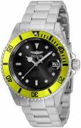 Invicta Miesten kello 35842 Pro Diver Musta/Teräs Ø40 mm