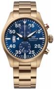 Glycine Miesten kello GL0360 Airpilot Chrono Sininen/Kullanvärinen