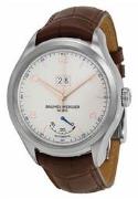 Baume & Mercier Miesten kello 10205 Clifton Hopea/Nahka Ø43 mm