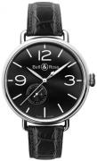 Bell & Ross Miesten kello BRWW197-BL-ST WW1 Musta/Nahka Ø45 mm