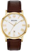 Bulova Miesten kello 97B183 Classic Valkoinen/Nahka Ø40 mm