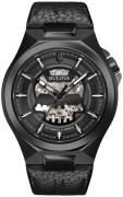 Bulova Miesten kello 98A238 Musta/Nahka Ø46 mm