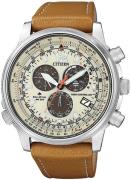 Citizen Miesten kello CB5860-35X Beige/Nahka Ø45 mm