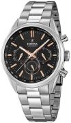 Festina Miesten kello F16820-B Musta/Teräs Ø44 mm