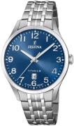 Festina Miesten kello F20466-2 Sininen/Titaani Ø40 mm