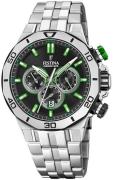 Festina Miesten kello F20448-6 Musta/Teräs Ø44 mm