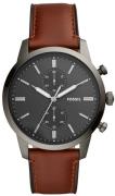 Fossil Miesten kello FS5522 Townsman Harmaa/Nahka Ø44 mm