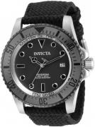 Invicta Miesten kello 31485 Musta/Tekstiili Ø44 mm