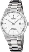 Festina Miesten kello F20511-2 Valkoinen/Teräs Ø39 mm