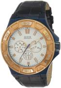 Guess Miesten kello W0674G7 Valkoinen/Nahka Ø45 mm