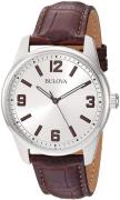 Bulova Miesten kello 96A153 Hopea/Nahka Ø40 mm