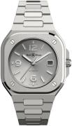 Bell & Ross Miesten kello BR-05-GREY-STEEL-STEEL Br 05