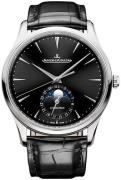 Jaeger LeCoultre Miesten kello 1368471 Master Ultra Thin Musta/Nahka