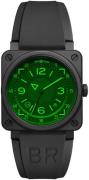 Bell & Ross Miesten kello BR-03-92-HUD Br 03-92 Vihreä/Kumi