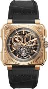 Bell & Ross Miesten kello BR-X1-TOURBILLON-ROSE-GOLD Experimental