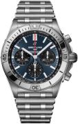 Breitling Miesten kello AB0134101C1A1 Chronomat B01 42 Sininen/Teräs