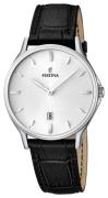 Festina Miesten kello F16745-2 Dress Hopea/Nahka Ø39 mm