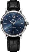 IWC Miesten kello IW459402 Portofino Sininen/Nahka Ø40 mm