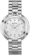 Bulova Naisten kello 96P184 Diamond Hopea/Teräs Ø35 mm