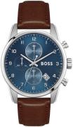 Hugo Boss Miesten kello 1513940 Skymaster Sininen/Nahka Ø44 mm