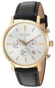 Bulova Miesten kello 97B155 Valkoinen/Nahka Ø41 mm