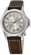 Hamilton Miesten kello H64455523 Khaki Field King Auto Beige/Nahka