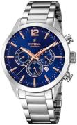 Festina Miesten kello F20343-9 Sininen/Teräs Ø43.5 mm