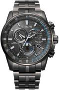 Citizen Miesten kello CB5887-55H Musta/Teräs Ø43 mm