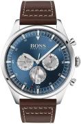 Hugo Boss Miesten kello 1513709 Sininen/Nahka Ø44 mm