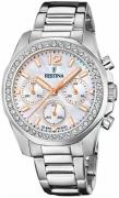 Festina Naisten kello F20606-1 Boyfriend Valkoinen/Teräs Ø39 mm