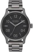 Nixon Miesten kello A1242-1531-00 The Patrol Musta/Teräs Ø42 mm