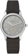 Nomos Glashütte N-727 Club Harmaa/Nahka Ø36 mm