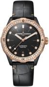 Ulysse Nardin Naisten kello 8165-182B-BLACK Diver Musta/Nahka Ø39 mm