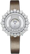 Chopard Naisten kello 209436-1002 Happy Diamonds Hopea/Satiini Ø36 mm