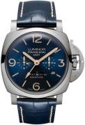 Panerai Miesten kello PAM00670 Luminor Sininen/Nahka Ø47 mm