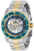 Invicta Miesten kello 37881 Pro Diver Luurankokello/Kullansävytetty